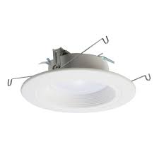 Halo Rl560wh9927 Dimmable Ic Non Ic Airtight 5 Inch Or 6 Inch Led Recessed Retrofit Baffle Trim Module 120 Volt Ac Round 12 6 Watt 940 Lumens 2700k 92 Cri Matte White Recessed Lighting Indoor Fixtures Lighting