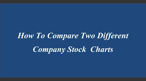 How To Compare Two Different Company Stock Chart By National Stock Exchange In Tamil Santhai