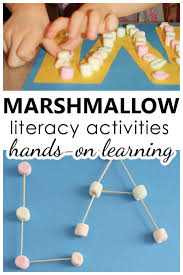 marshmallow letter recognition activities