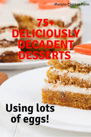 Desserts with eggs, dinner recipes with eggs, you name it! 75 Dessert Recipes To Use Up Extra Eggs Dessert Recipes Desserts Dessert Cake Recipes