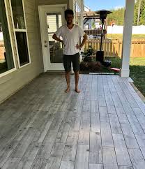 Concrete Patio Transformation 7 Steps