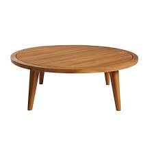 Round Garden Coffee Table In Solid