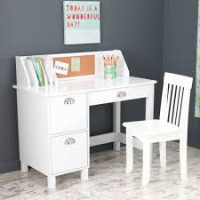 Is using a study desk necessary for students? Study Desk With Chair White Kidkraft 26704