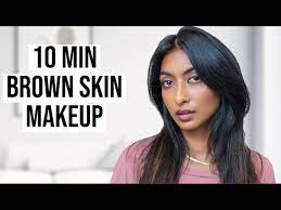 natural makeup tutorial for brown skin