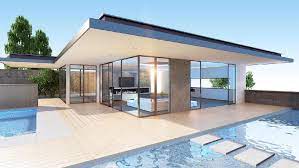 Simak ide desain rumah tropis modern berikut ini! Inspirasi Rumah Minimalis Desain Kaca Memberi Kesan Mewah Dan Luas