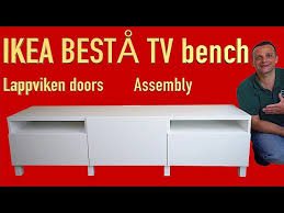 Ikea BestÅ Tv Bench With White