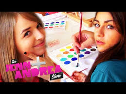 jennxpenn and andrea russett paint each