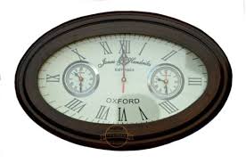 Wall Clock Oxford Oval Shape
