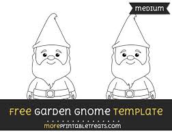 Garden Gnome Template Medium