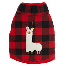 Top Paw Holiday Llama Pet Fleece Dog Sweaters Coats