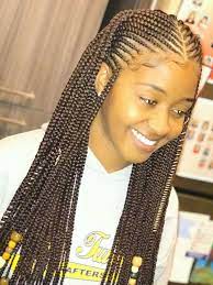 Enter the new fall season with a hairstyle that will turn heads and steal attention. American And African Hair Braiding Follow Salttea For More Fab Braided Hairstyles For Black Women Cornrows Braids For Black Women African Braids Hairstyles