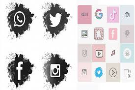 Design & animation / ios app. Free 100 Aesthetic App Icons For Ios 14 Home Screen Download