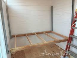 diy elevator bed for tiny house ana white
