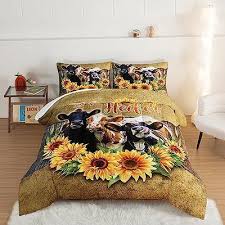 Hosima Farmhouse Animal Cow Comforter