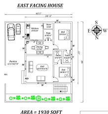 Amazing 2bhk East Facing House Plan