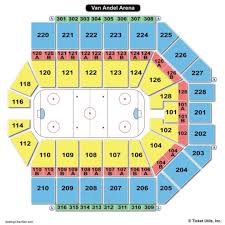 van andel arena seating chart seating