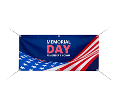 durable memorial day banners