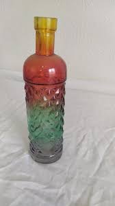 vintage inspired multi coloured glass