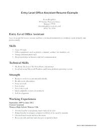Dental Assistant Resume Objective Entry Level Marketing Resume