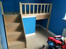 You want the space to look great, function well, and capture your little one's imagination, but that's a tall order for one small space, especially if it's a space for two. Bed Over Stair Box With Storage And Stairs Kids Bunk Beds Box Room Bedroom Ideas Kid Beds