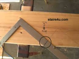 framing square stair layout tread mark