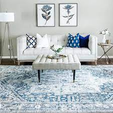 blue rug ideas to bring the beauty of