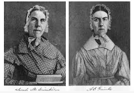 women s rights and the seneca falls convention article khan academy sarah and angelina grimkeacute image credits left right