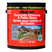 ducan concrete driveway and patio glaze