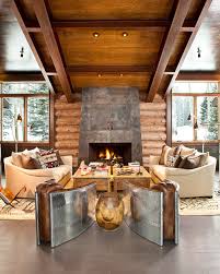 22 Luxurious Log Cabin Interiors You