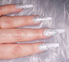 white glitter fade 10pc set christmas