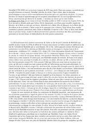 Commentaire Rouge et Noir Stendhal Chapitre 17 Livre II | Dissertation  Français | Docsity