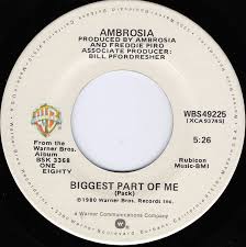 This is one of ambrosia's biggest hits. Biggest Part Of Me Livin On My Own By Ambrosia Single Yacht Rock Reviews Ratings Credits Song List Rate Your Music