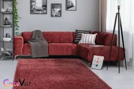 what color rug with red couch tips ideas
