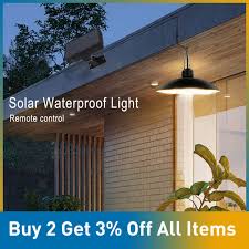 Solar Pendant Light Outdoor Indoor