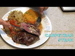 carpetbagger steak filled with smoked
