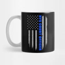New York State Court Officer Thin Blue Line Flag By Bluelinemotivation
