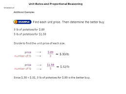 4 2 Unit Rates And Proportional Reasoning Video Tutor Help Finding