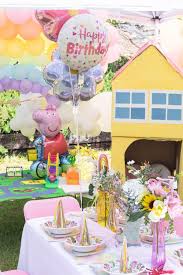 peppa pig pastel birthday party the