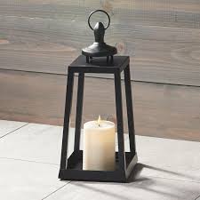 Cooper Outdoor Lantern With Flameless
