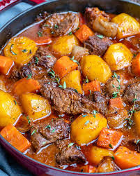 Once you try making beef stew in your instant pot, you're not going to want to make it any other way! Easy Homemade Beef Stew Healthy Fitness Meals