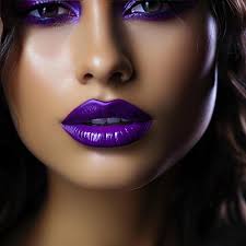 edgy dark purple lip stain