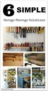 6 Simple Diy Garage Storage Solutions