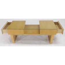 coffee table oak and glass