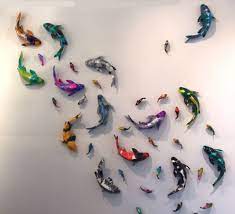 Colorful Wall Koi Fish Ancizar Marin