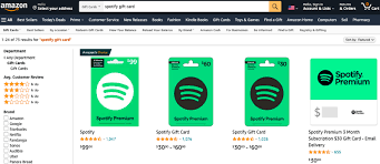 newest spotify gift cards 2022
