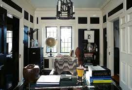 black and blue decor
