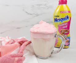 nesquick strawberry whipped drink the