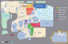 caesars palace hotel map in 2023