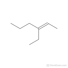 3 ethyl 2 hexene structure c8h16