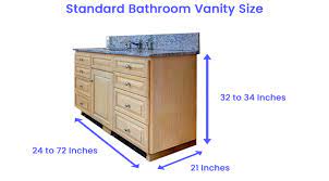 bathroom vanity sizes dimensions guide